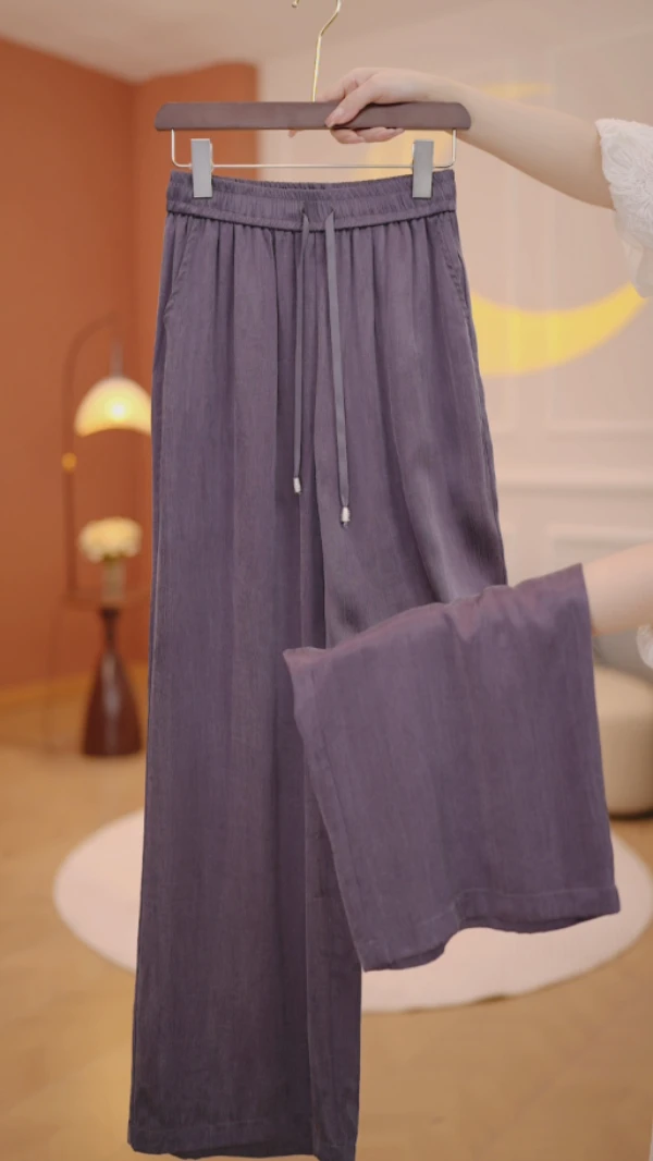 新中式夏季新款气质百搭休闲裤（S2506/严选/文/心）