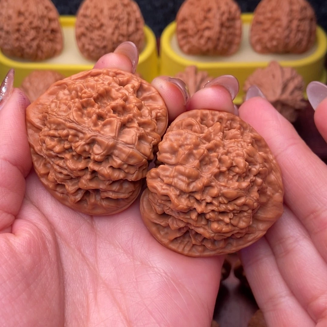 把件文玩核桃46麒麟 官帽