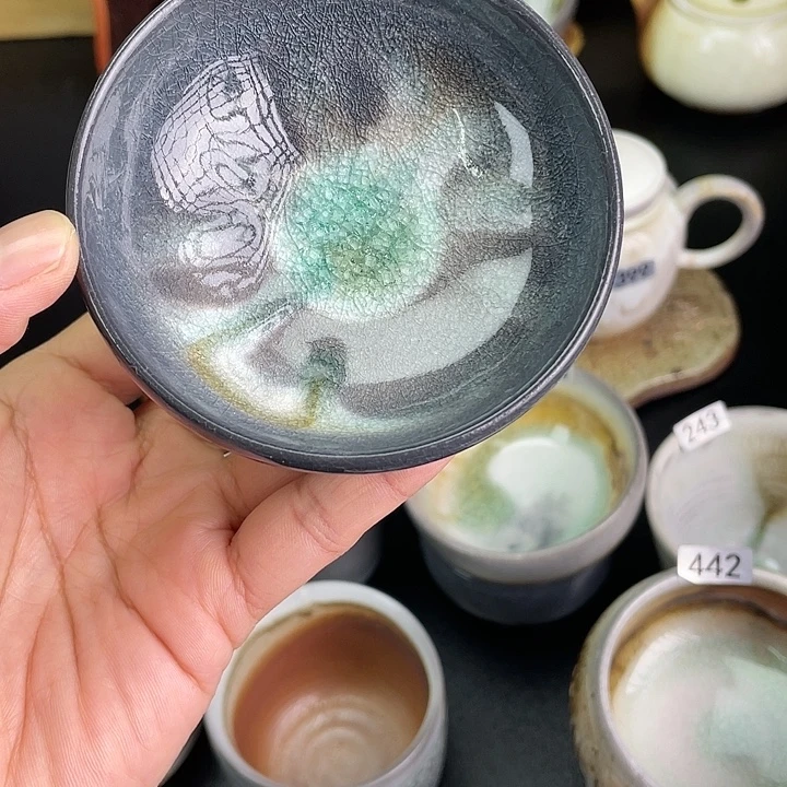 九***魂燃薪柴烧茶器主人杯