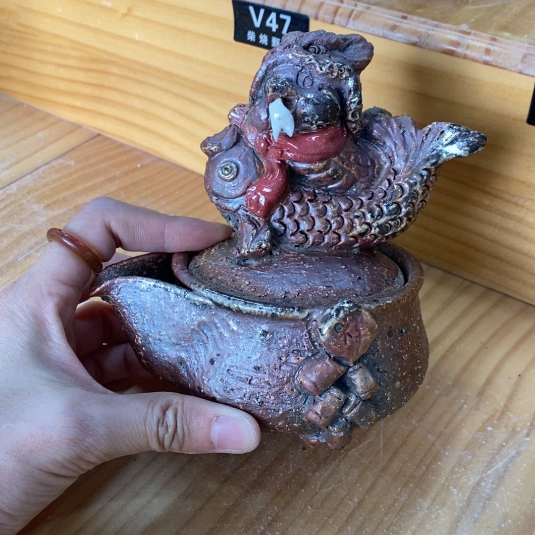 陶园柴烧，精品高货V22瑕疵