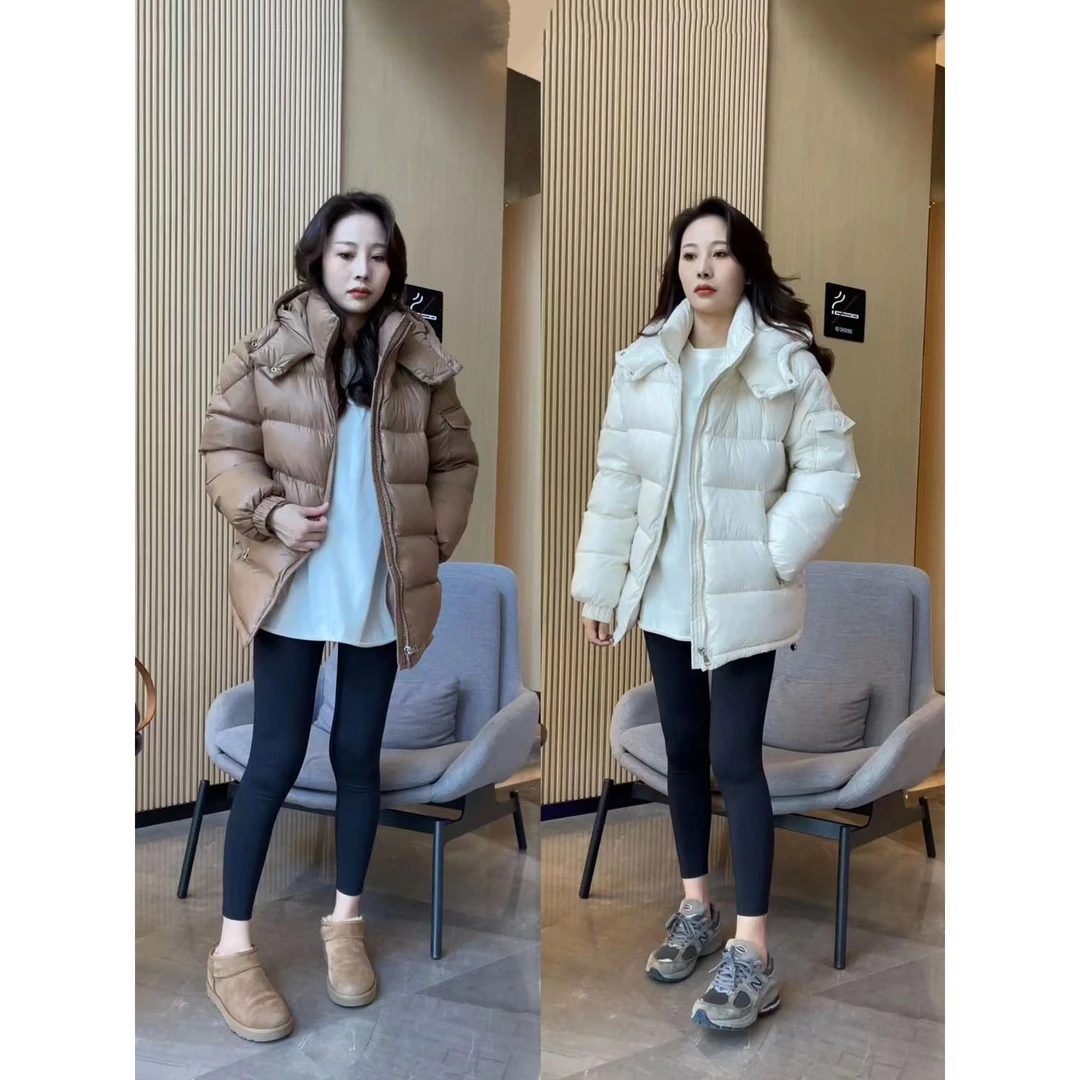 欧货百搭连帽保暖冬季休闲棉服外套-1342