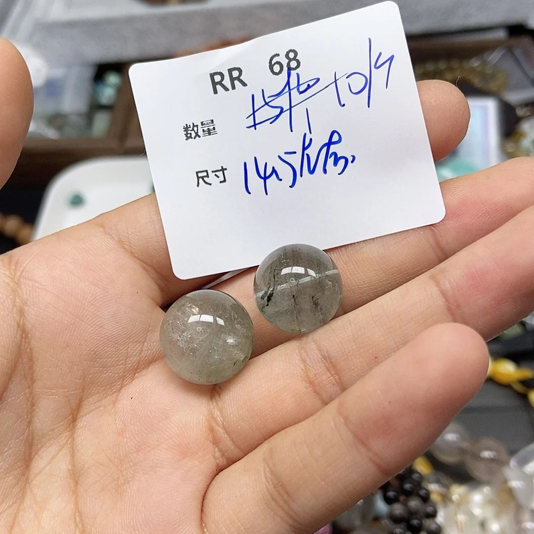 银S925镶嵌水晶颈饰Rr68