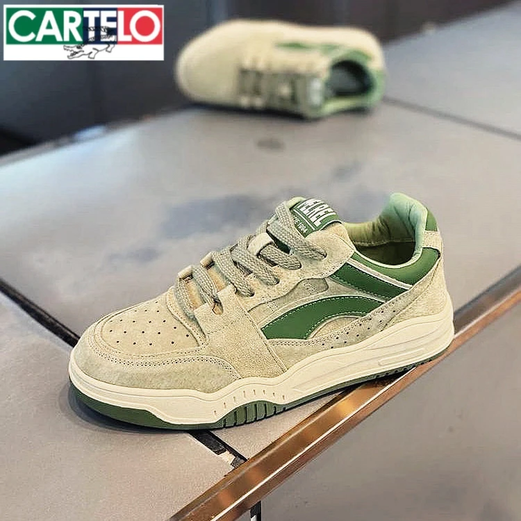 板鞋男鞋2025秋季新款时尚百搭男士复古潮流运动休闲鞋子男款