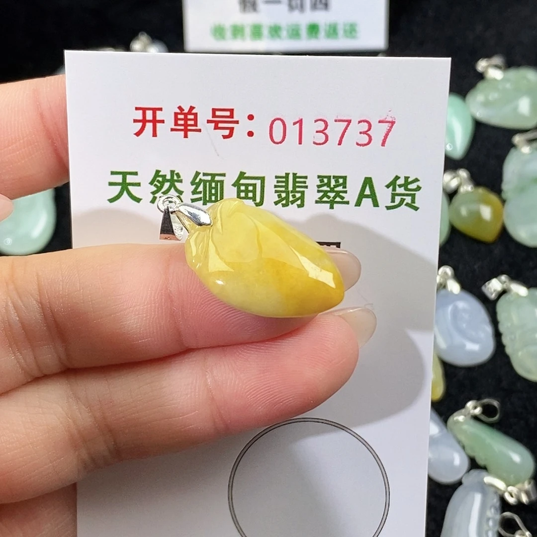 翡翠未镶嵌颈饰吊坠