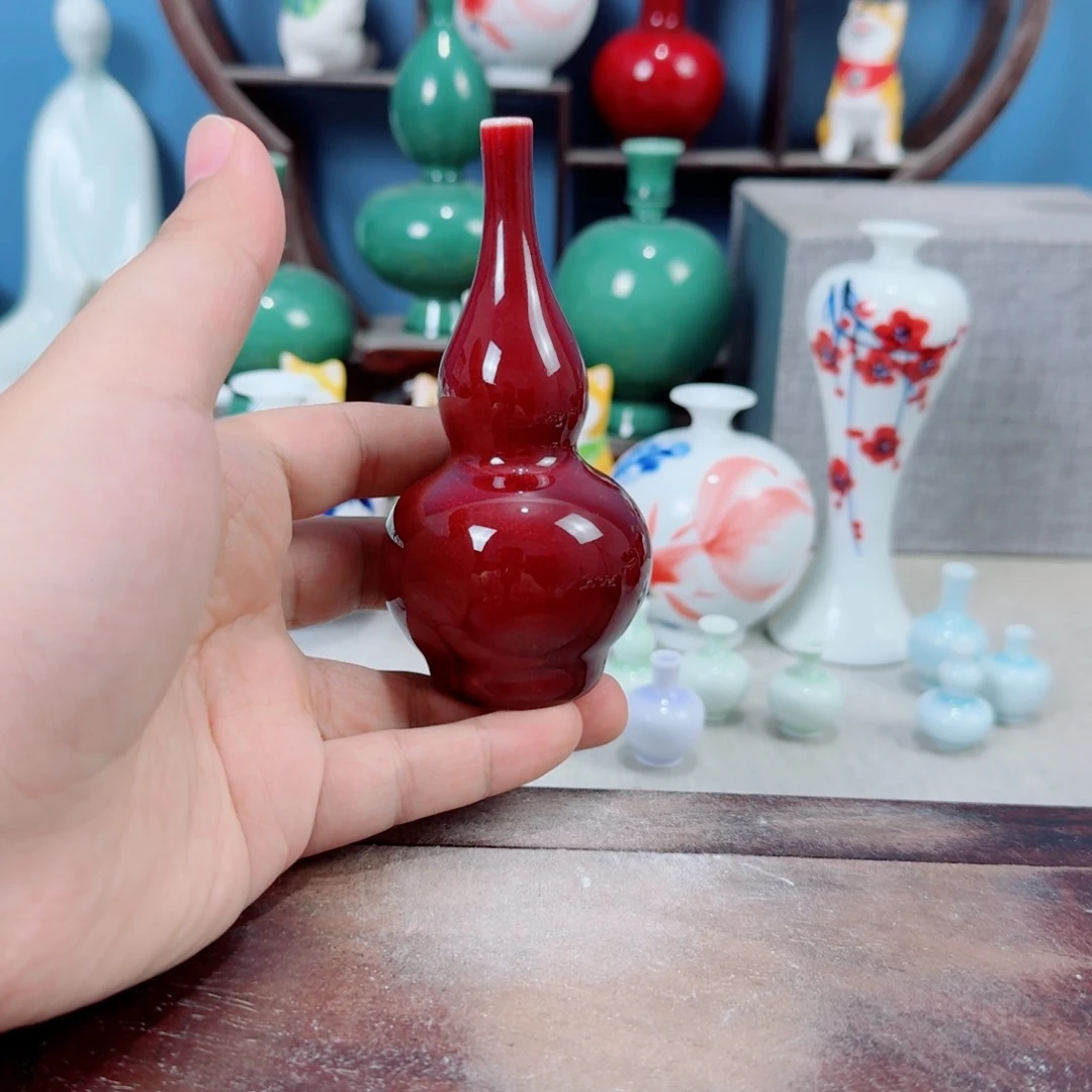 陶瓷手工小花器摆件