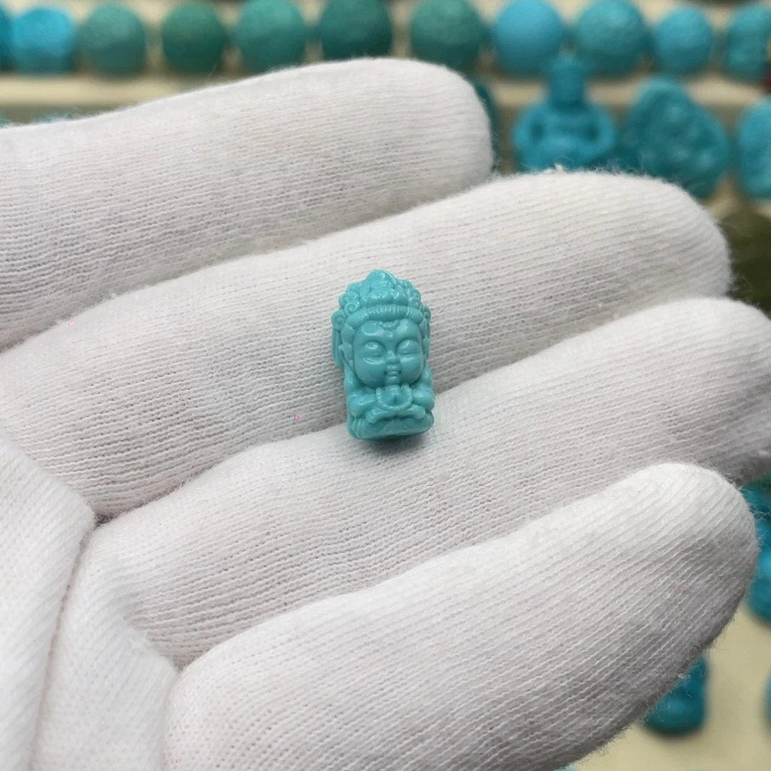 绿松石未镶嵌颈饰卡8.8-14.3-8