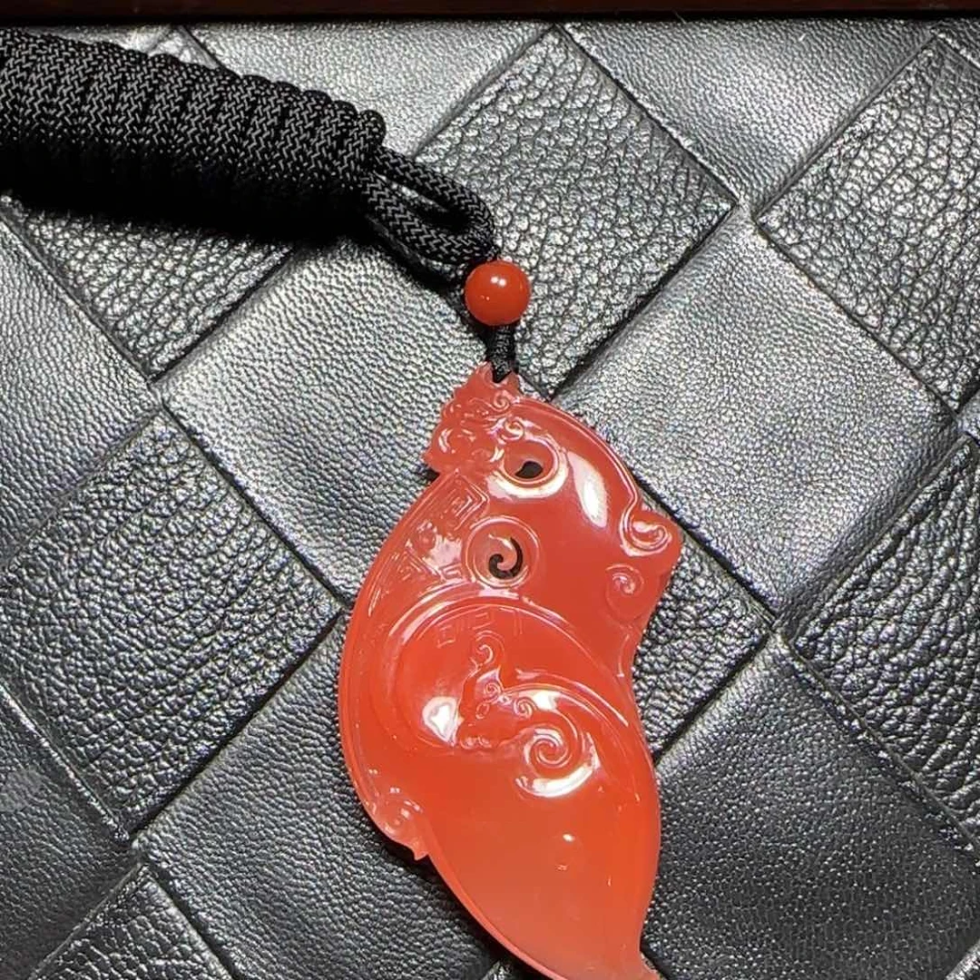 南红玛瑙未镶嵌吊坠