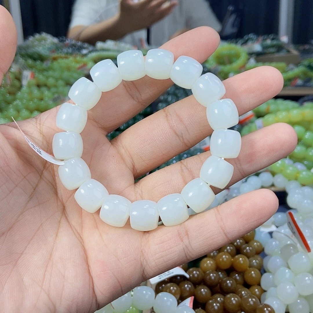 未镶嵌手串和田玉纯天然卡14新疆且末天泰料多样性发一