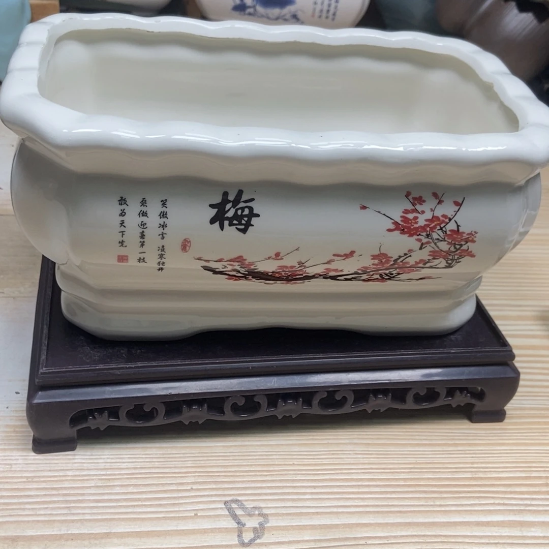 瓷片陶瓷花盆陶瓷艺术