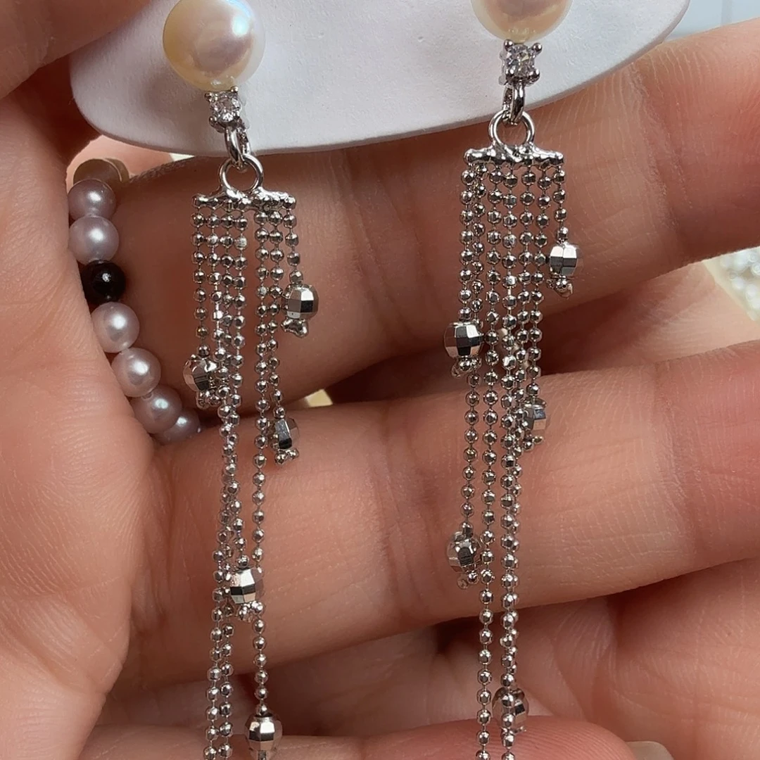 未镶嵌淡水珍珠耳饰