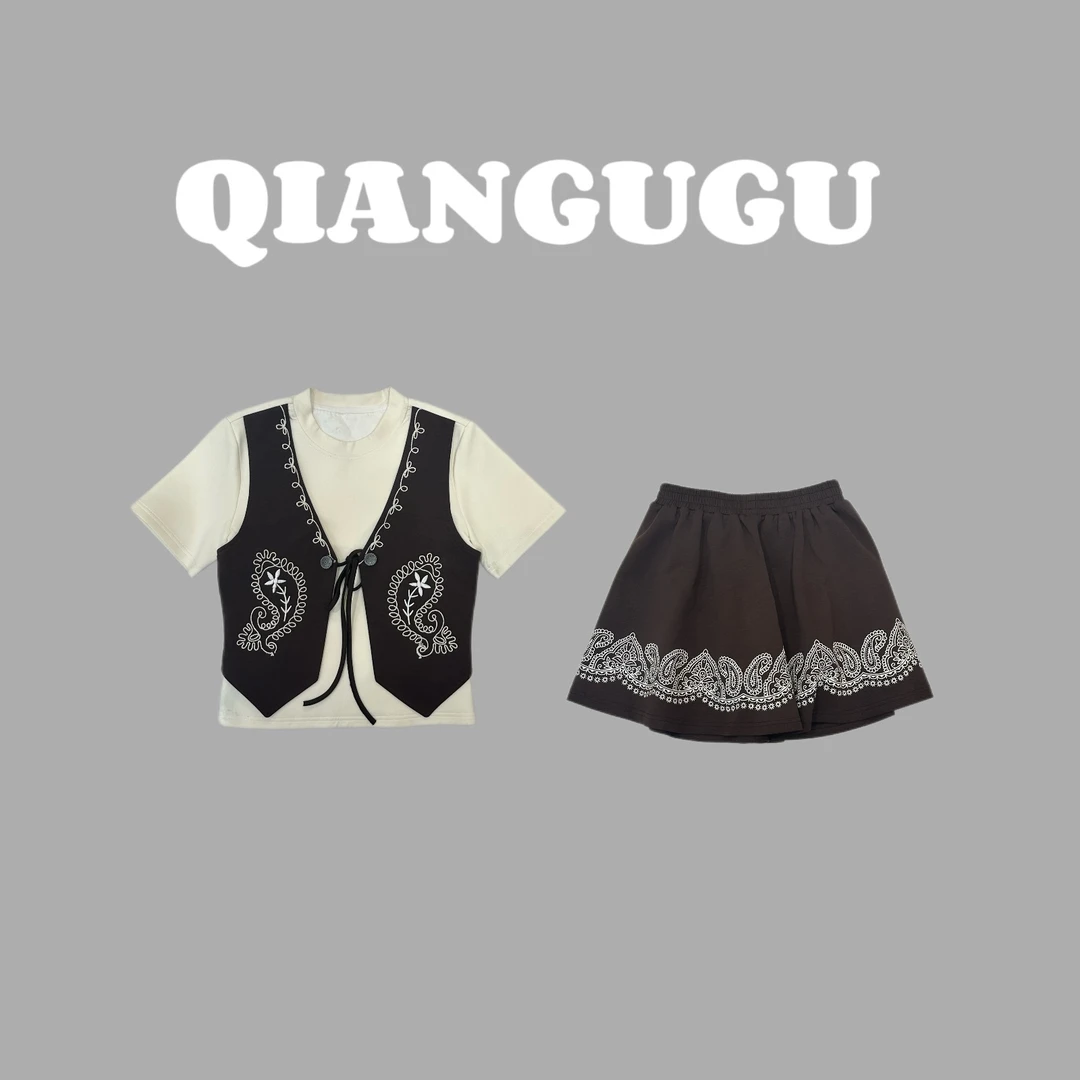 【普吉岛】气质轻奢时尚设计师高定韩版休闲短裙套装