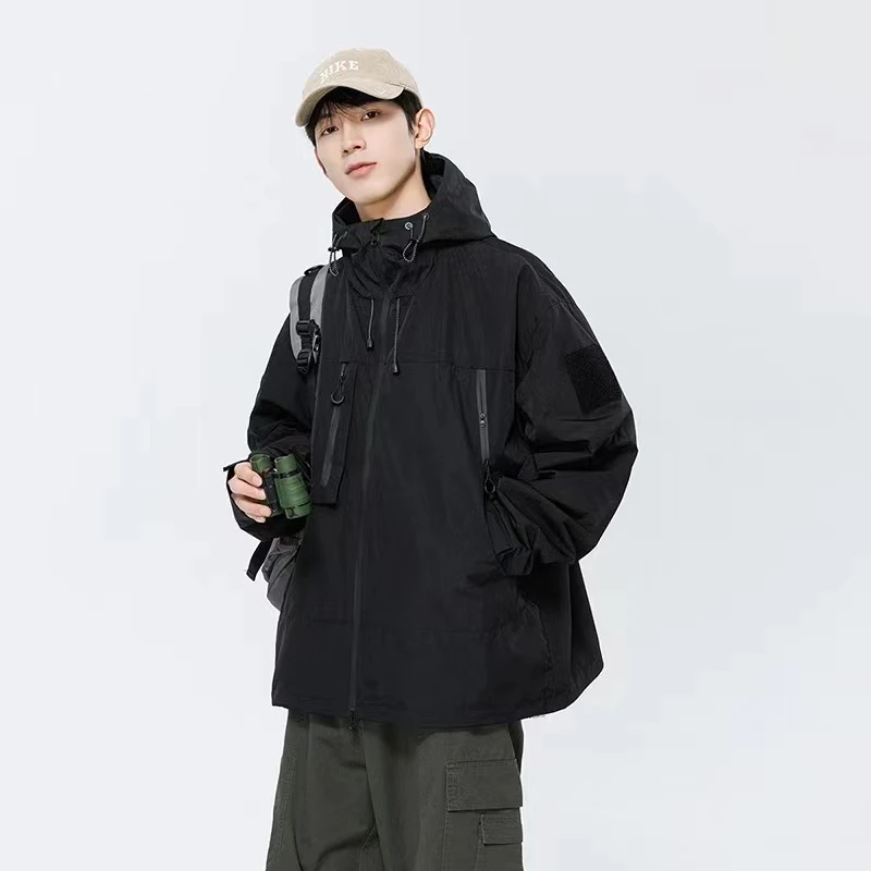 男女同款冲锋衣外套J91