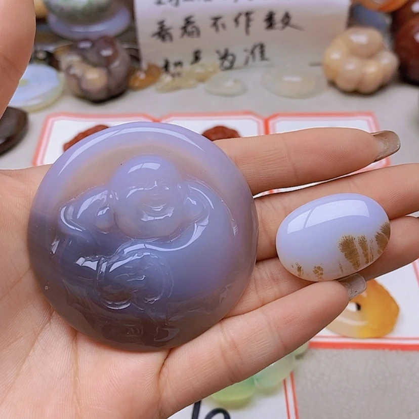 【闪购商品】未镶嵌玛瑙/玉髓珠宝半成品晴****)