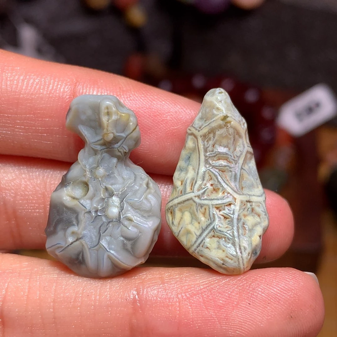 未镶嵌玛瑙/玉髓珠宝半成品
