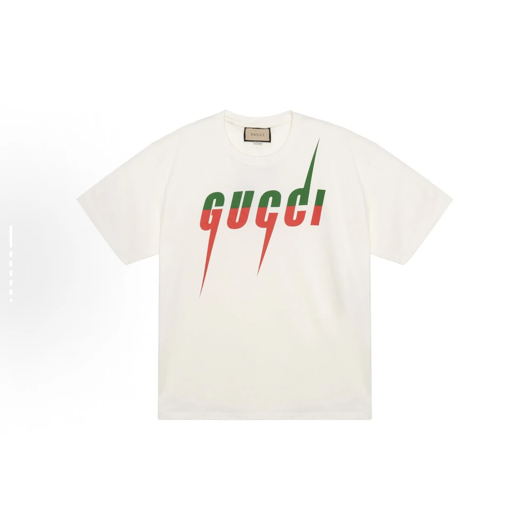 99新 GUCCI/古驰 GUCCI古驰锋刃字母印花短袖M码 E50294