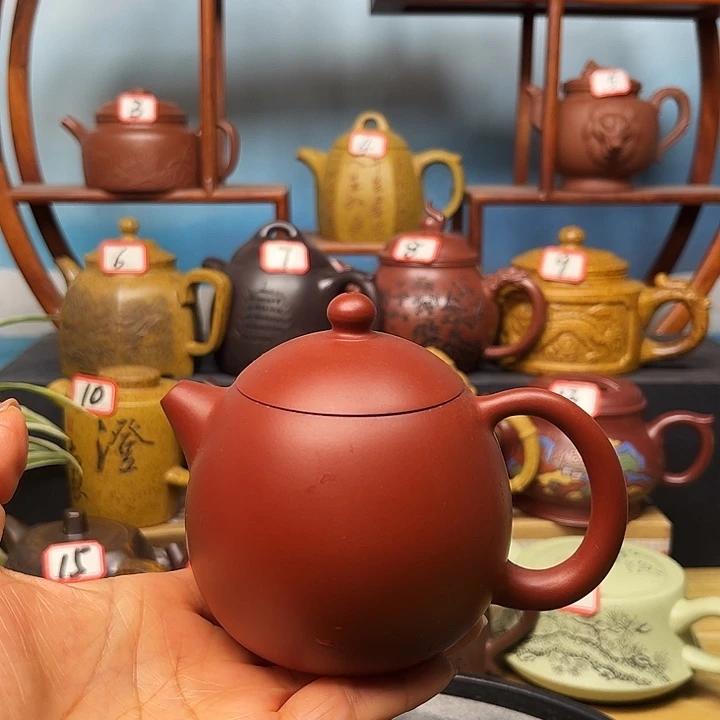 茶壶紫砂微瑕不带证书礼盒250cc