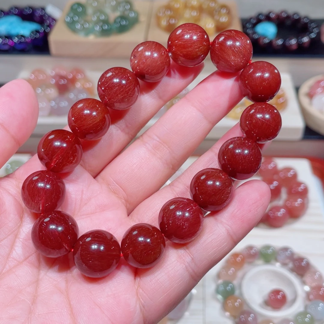 未镶嵌手链水晶发晶手链