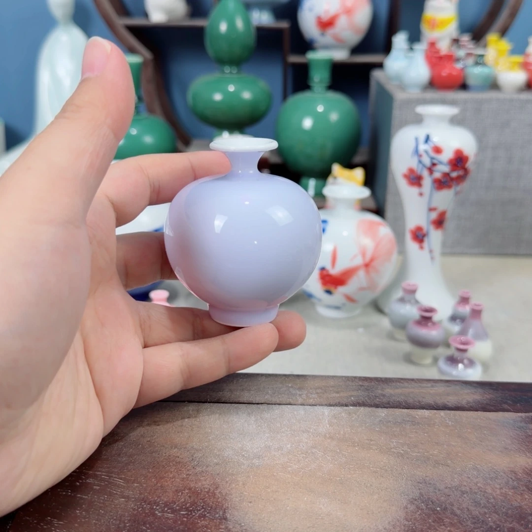 陶瓷手工小花器摆件