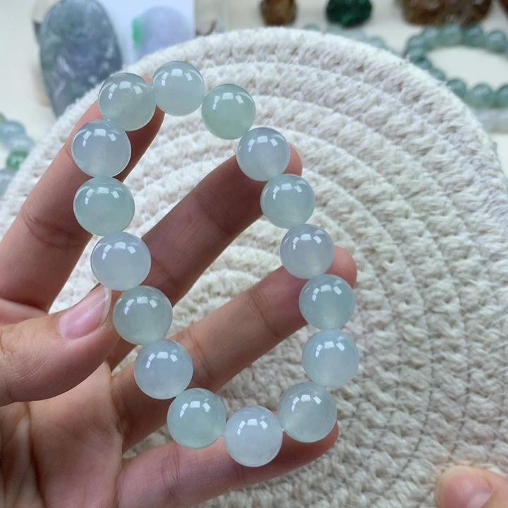 翡翠未镶嵌手串天然翡翠手串定金