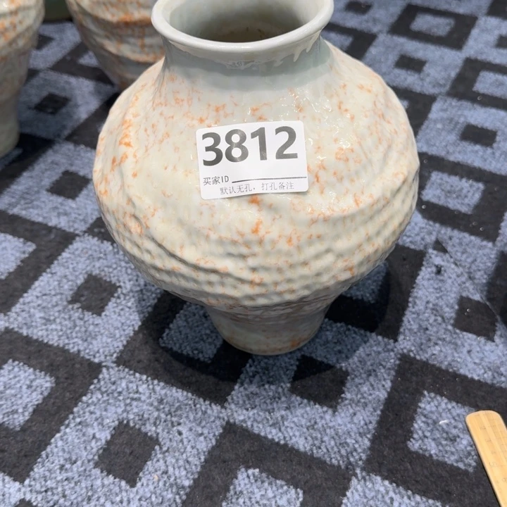 范***儿瓷片景德镇高温高温花器编码3812高28口8默认无孔
