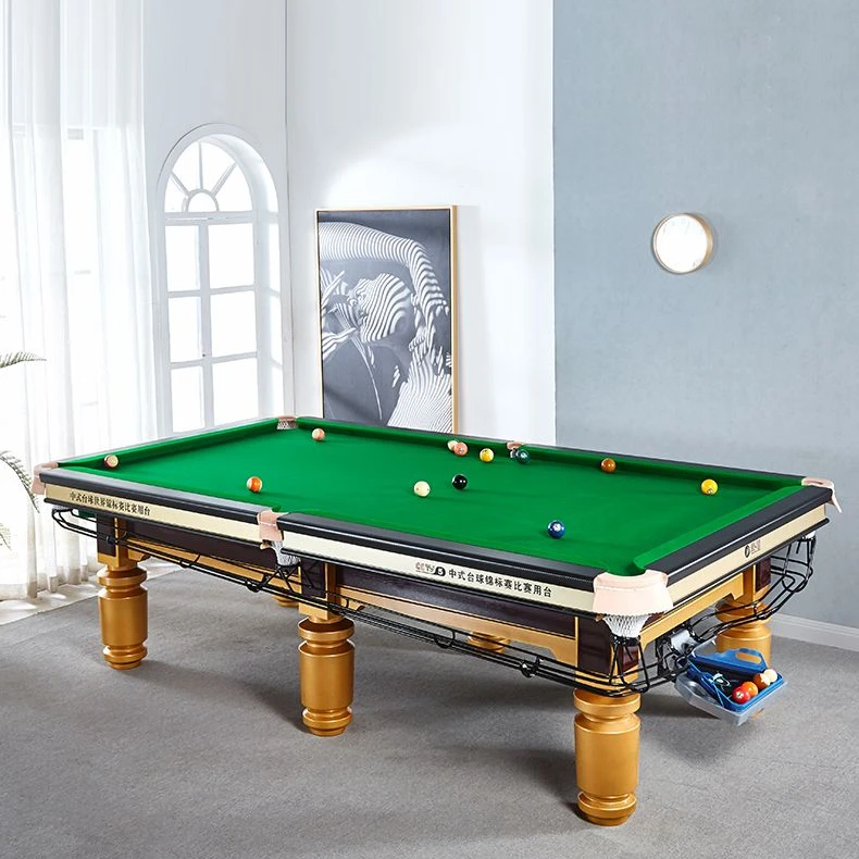 2025新款台球桌中式成人标准国标案桌球青石板比赛级台球厅俱乐部
