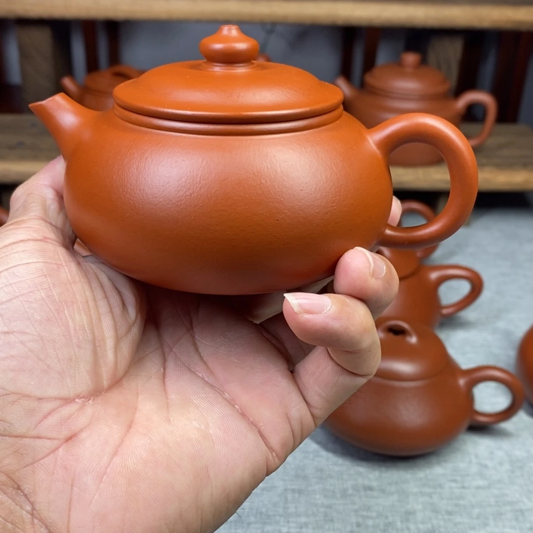 大***简茶壶紫砂全手工制作210cc