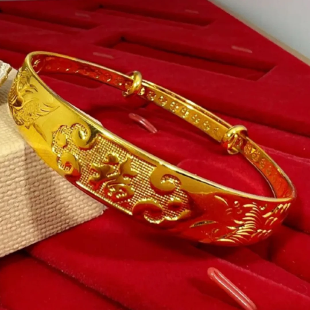 精美龙凤福子手镯百搭
