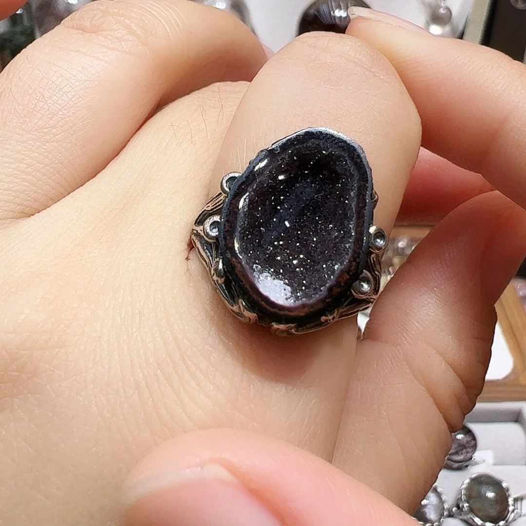 永***石水晶珠宝半成品银S925镶嵌