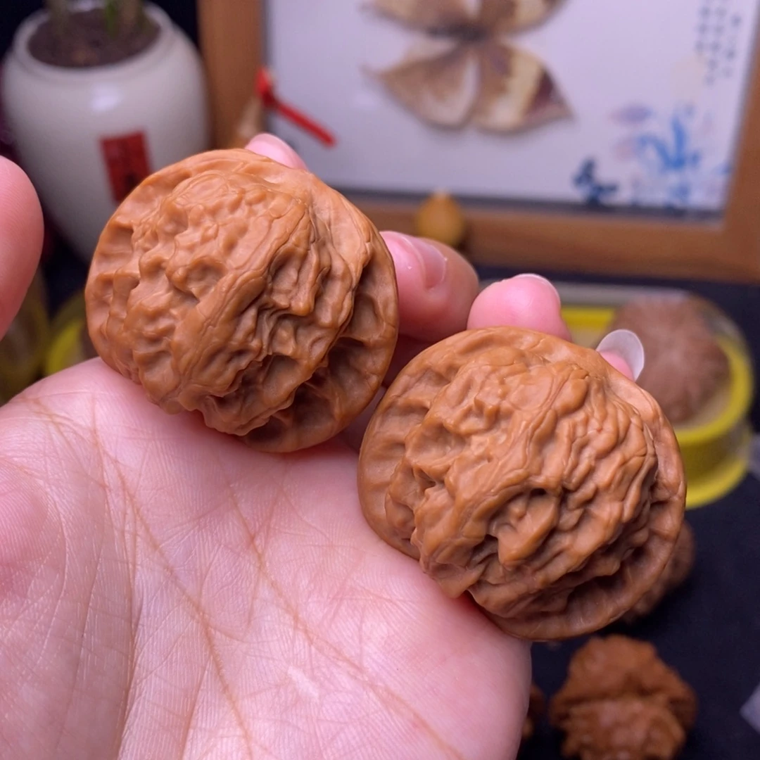 文玩核桃把件39野狼