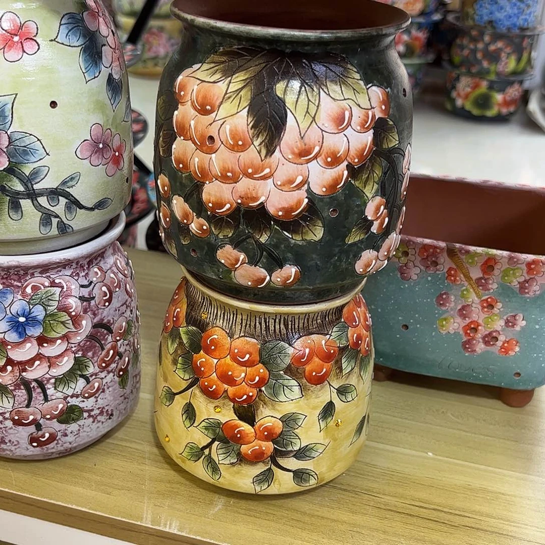 景德镇陶瓷花盆景德镇陶瓷花盆