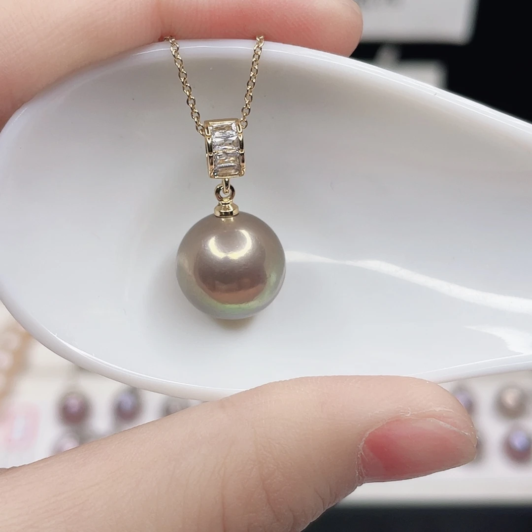 合金淡水珍珠吊坠(赠链)