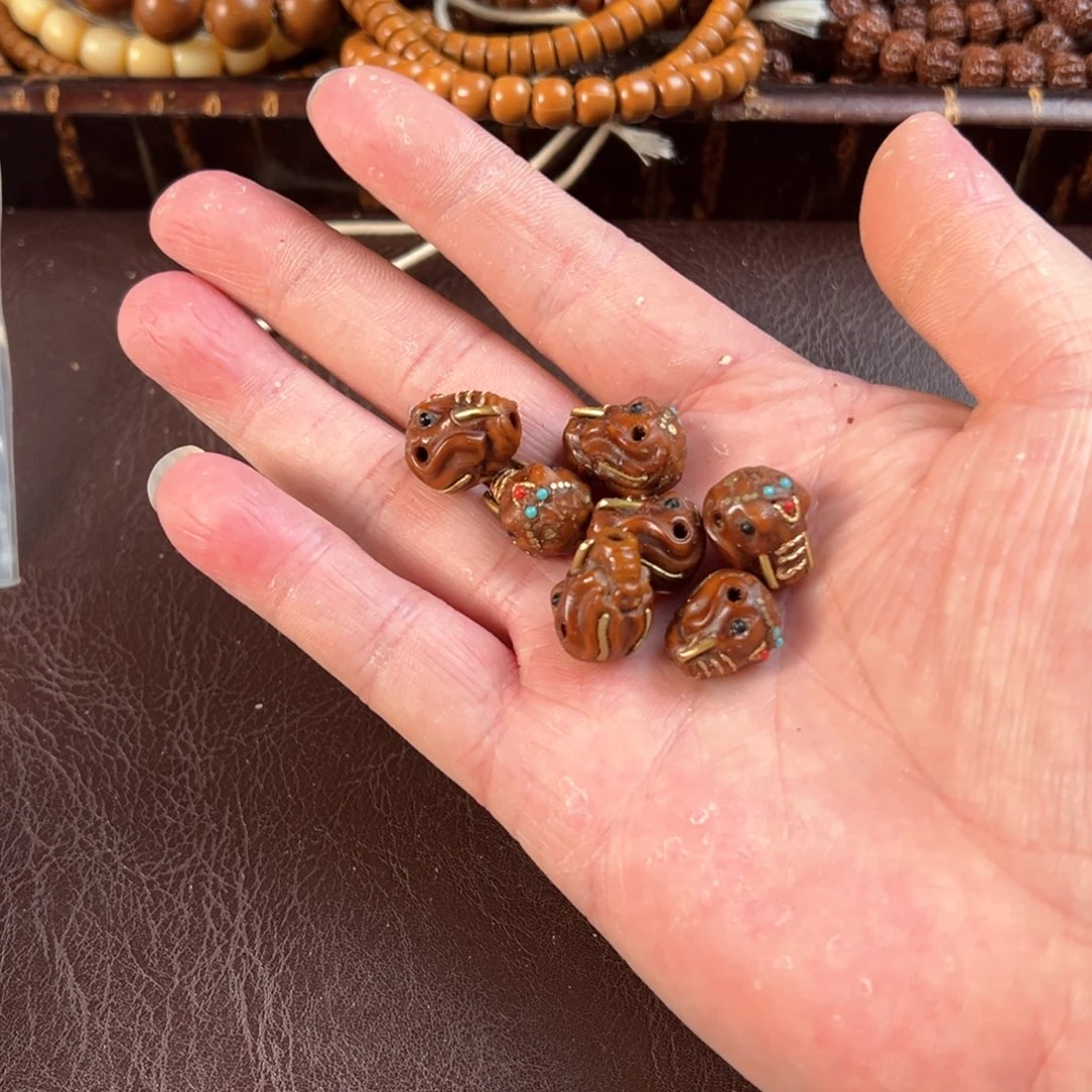 吊坠金刚菩提紫金鼠大象三通