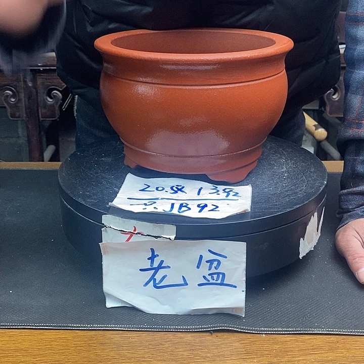 紫砂花盆货号一只JB92