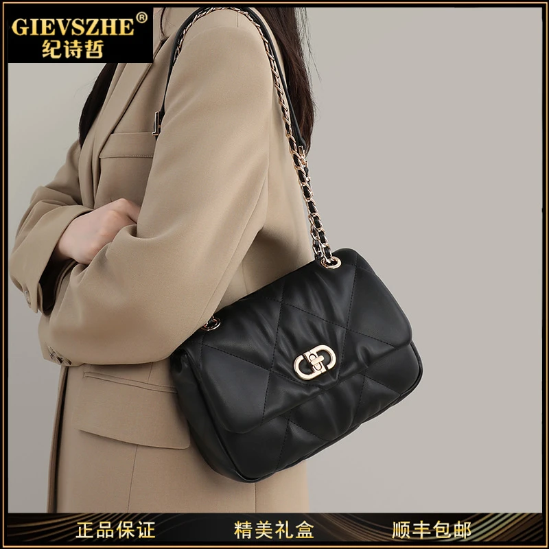 GIEVSZHE纪诗哲包包女款爆款2025新款百搭气质女包生日礼物送老婆