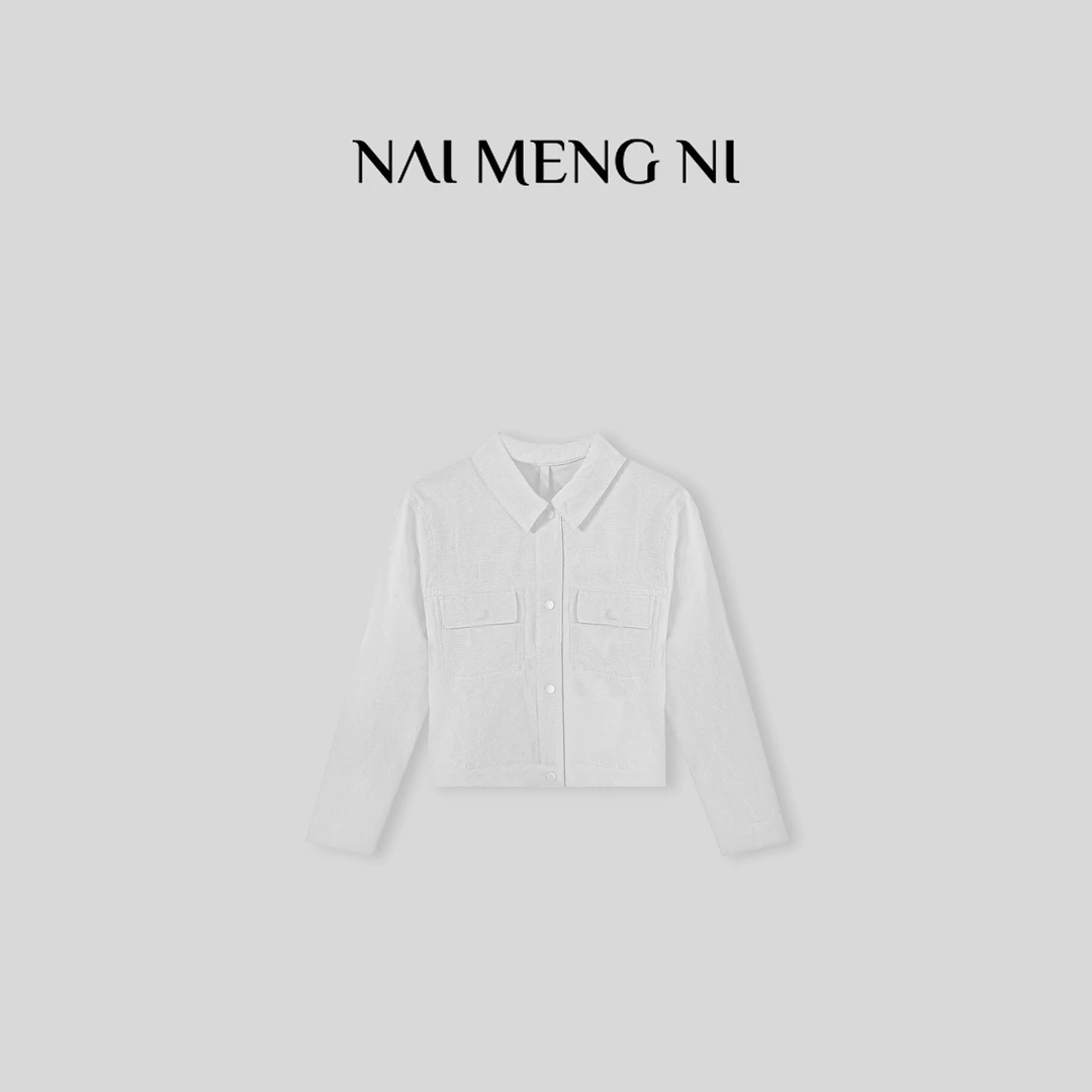 【齐齐定制】【蝶意莺情】薄款秋季丝缎衬衫轻奢短款赫本风 25N2545