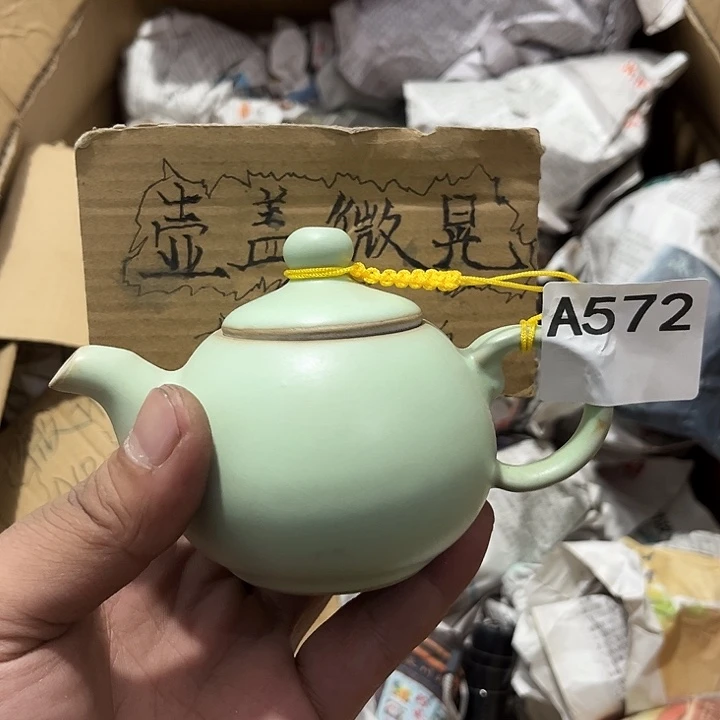 瓷片茶摆件工艺品摆件666