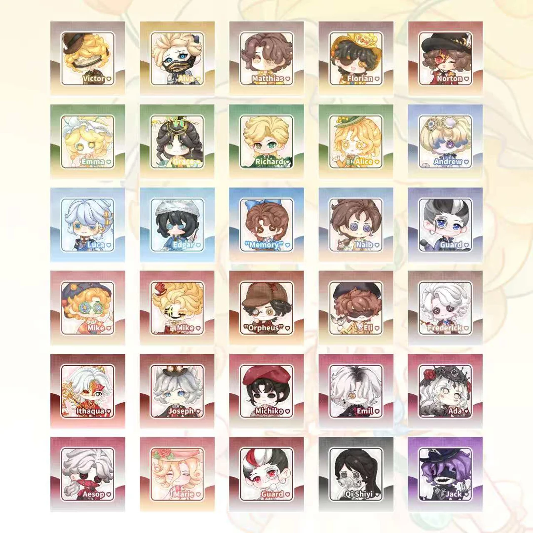 第五人格同人授权亚克力邮票盲盒代拆