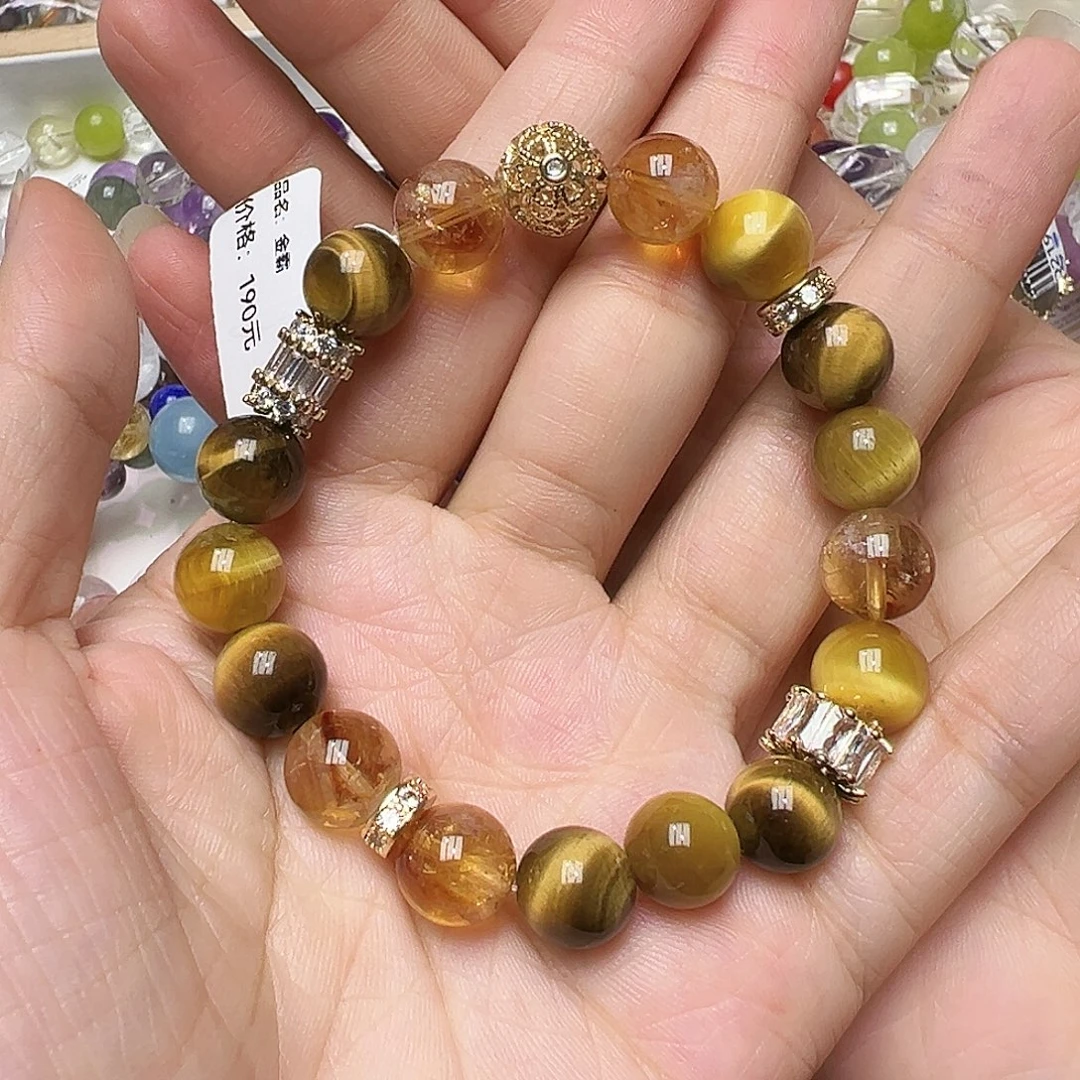 水晶手链未镶嵌多样性发一