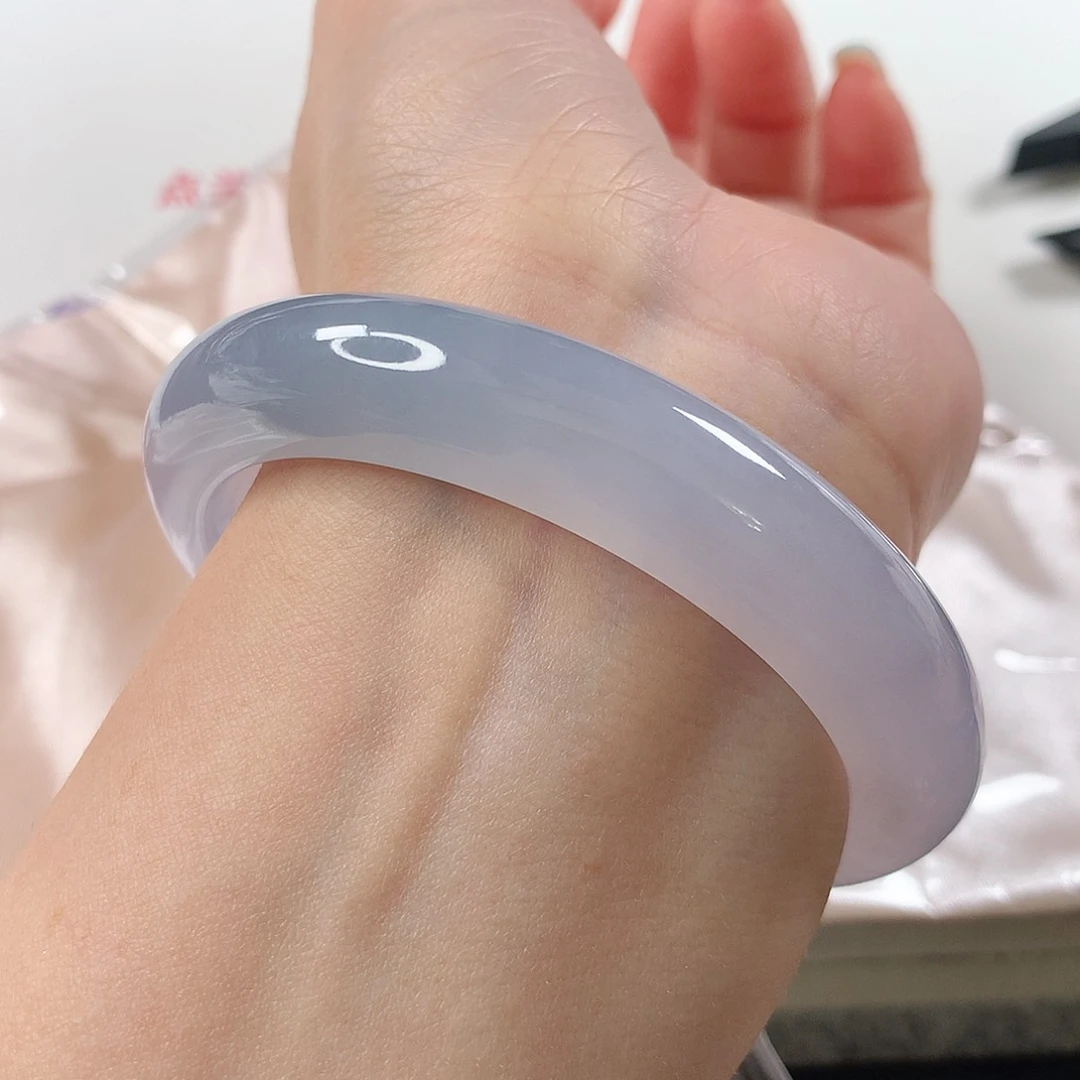 未镶嵌手镯翡翠 正圈①⑨⑧冰蓝紫⭐⭐⭐⭐⭐强烈推荐