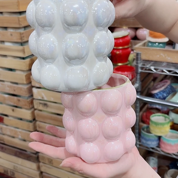 有孔.凑单10元陶瓷花盆发货！