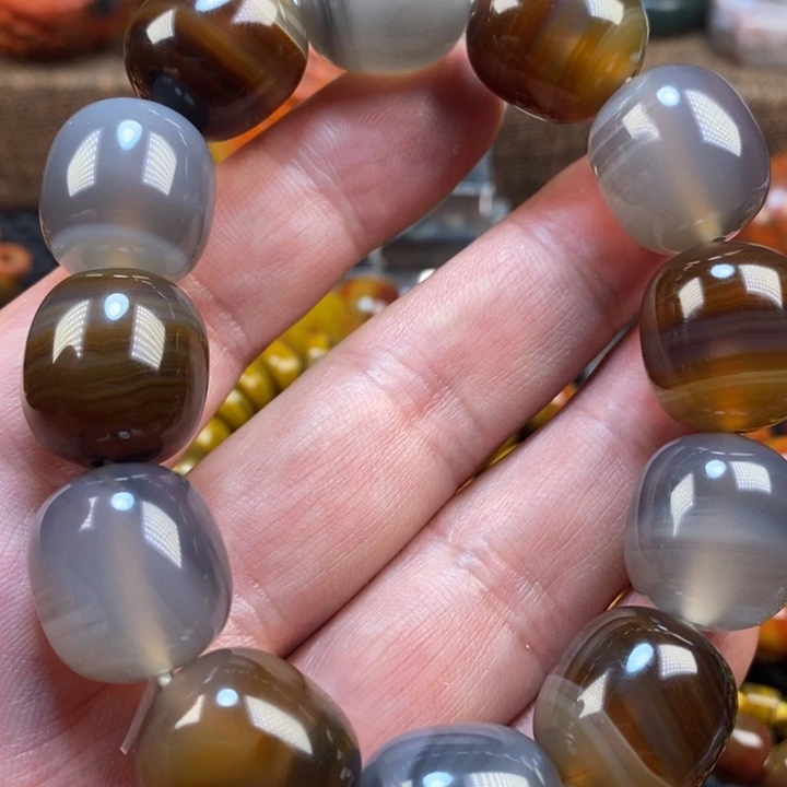 玛瑙/玉髓颈饰未镶嵌春***夜