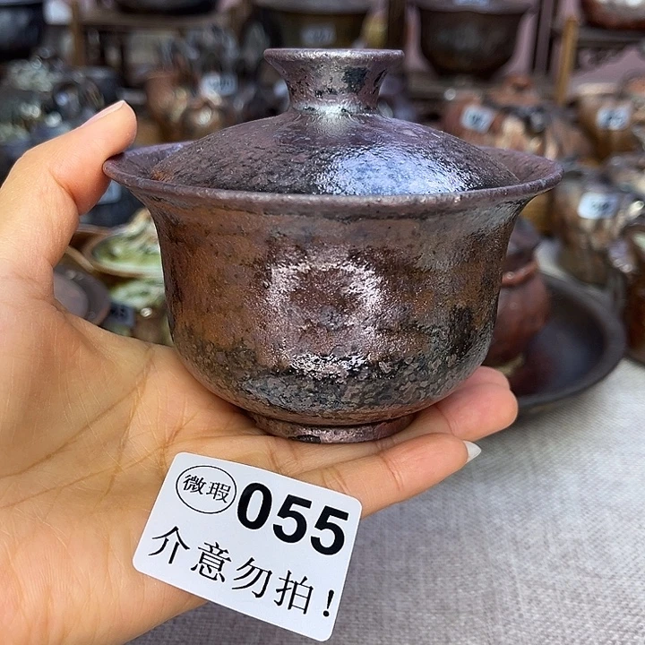 裸柴烧陶瓷手工茶器