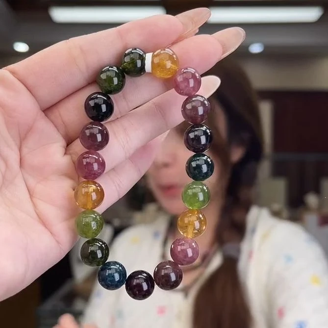 12472939碧玺/未镶嵌10mm+碧玺单圈39多样性发货