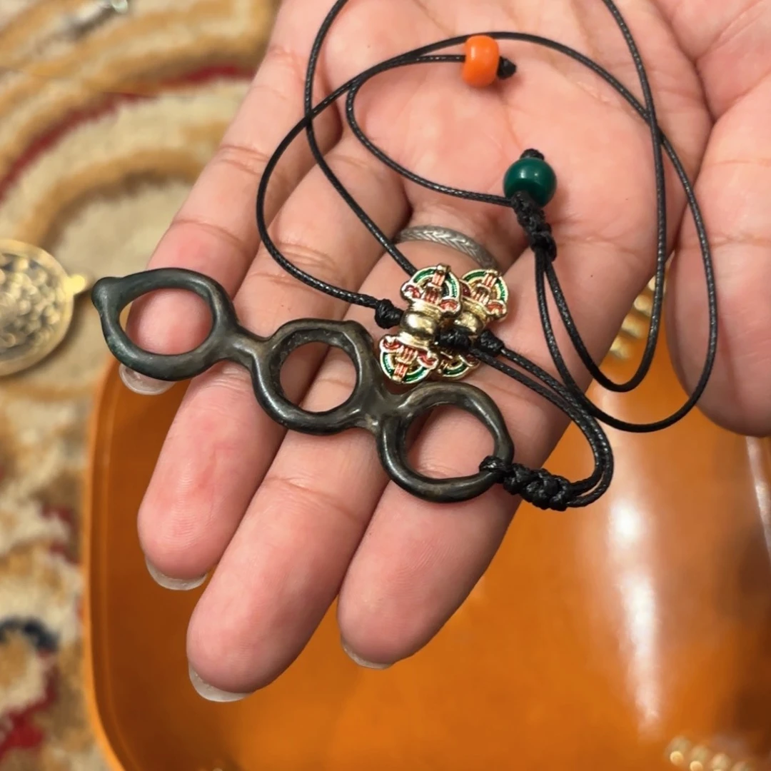 铜星月菩提挂件菩提