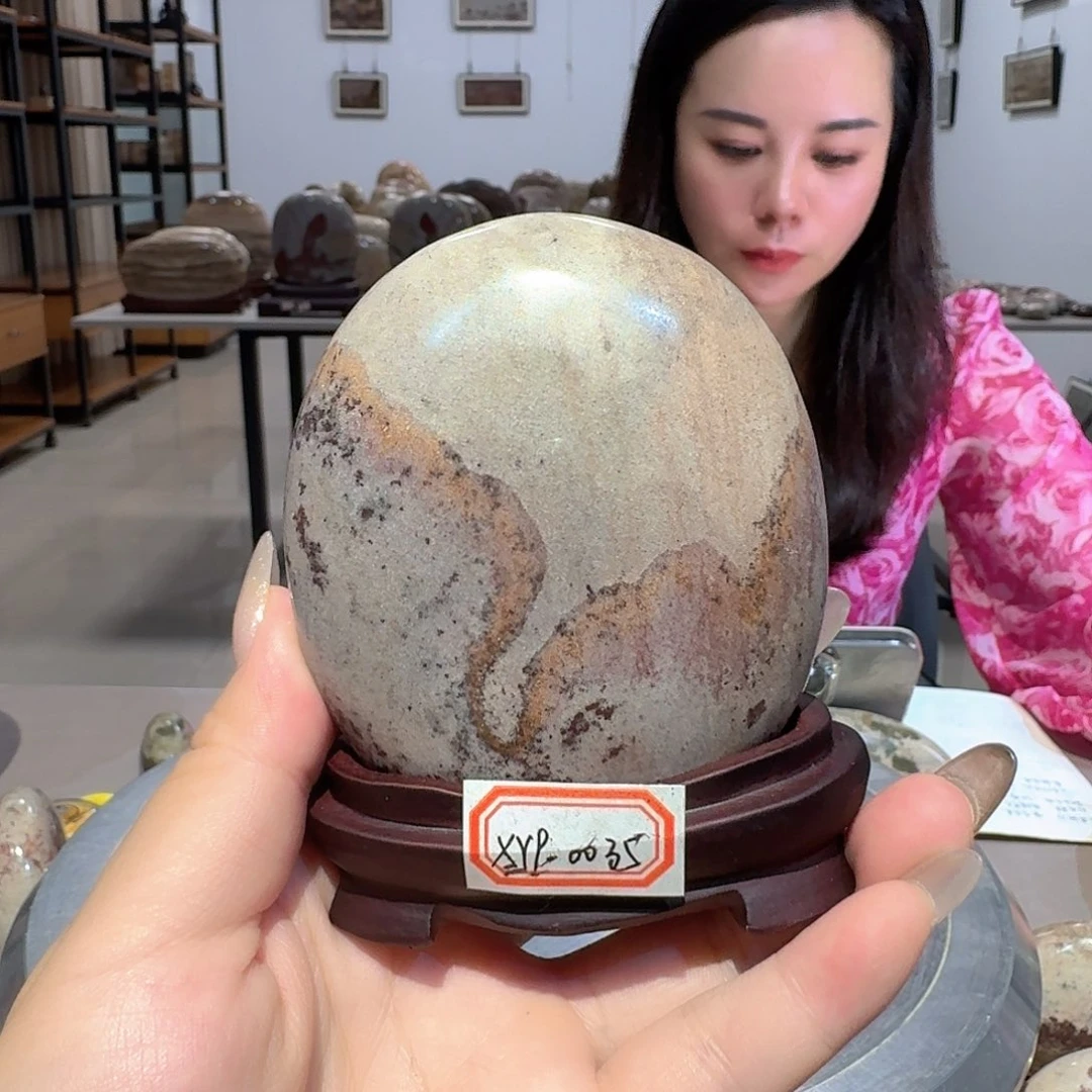 长江画面石小摆件