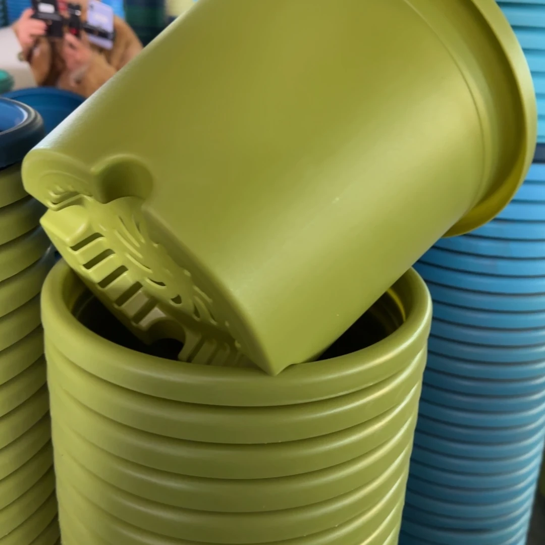 树脂四季盆4#无拖果绿微瑕8