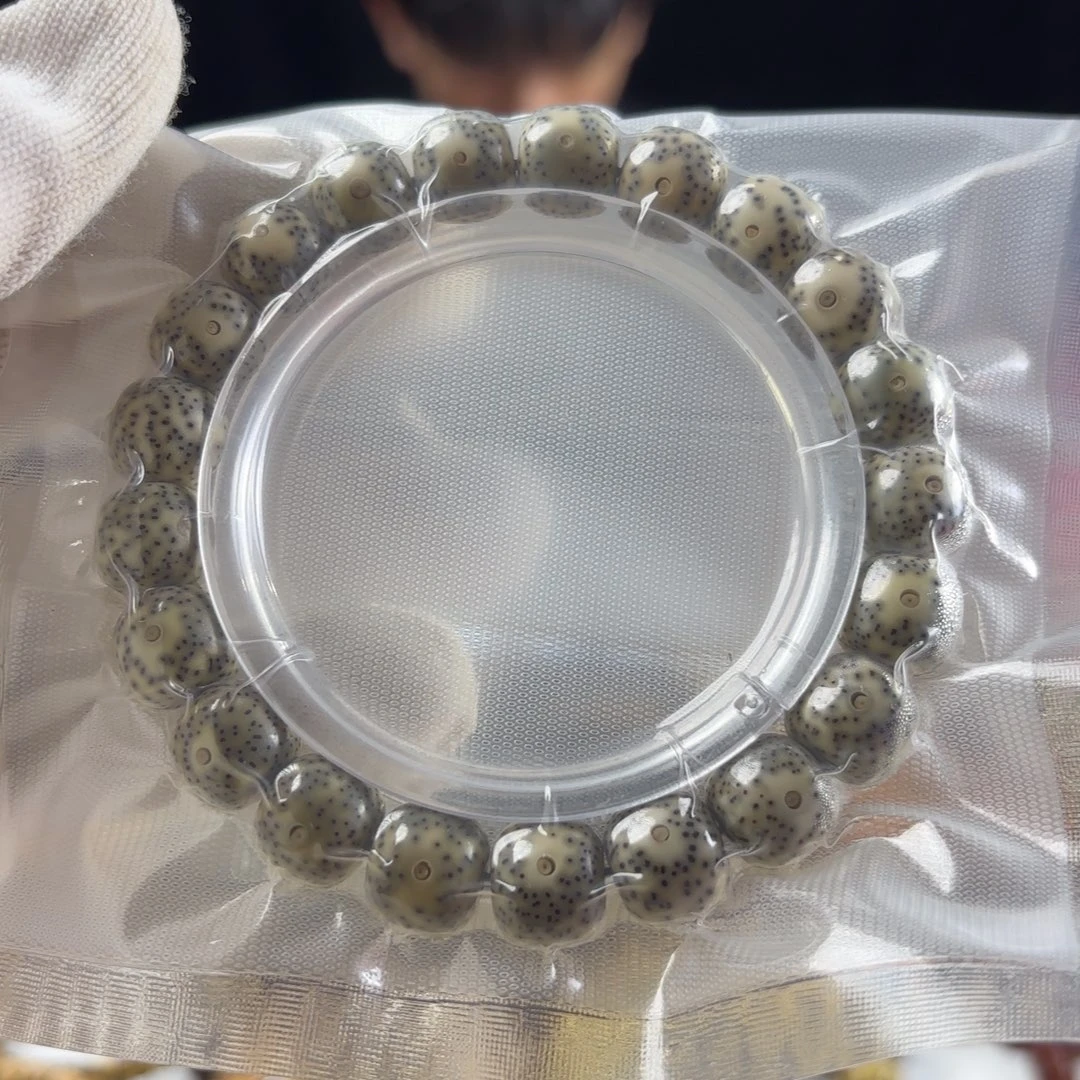 手串星月菩提老油青花