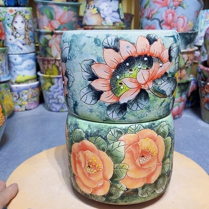 景德镇艺术手绘作品
