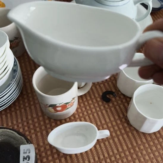 瓷片磁州窑盘碗壶杯有