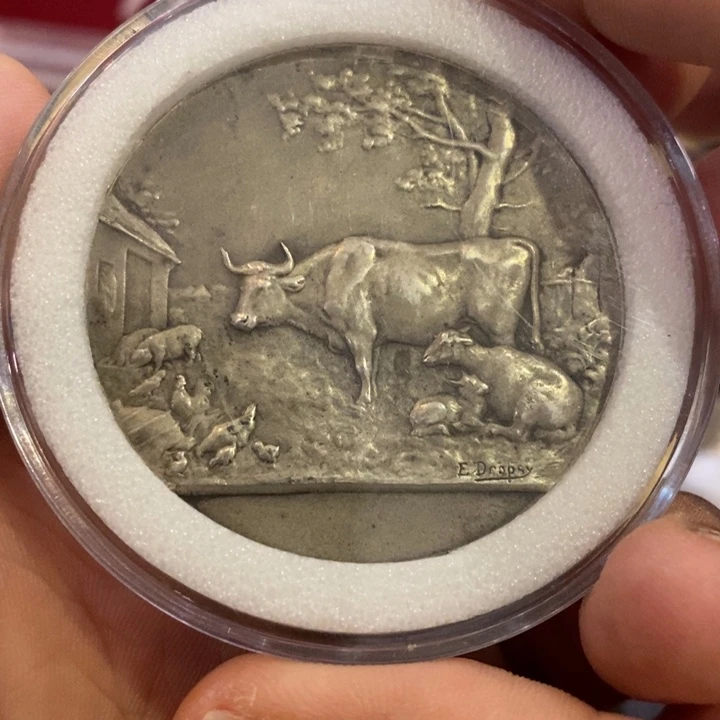 2***1银Ag900F如图一个银章发货